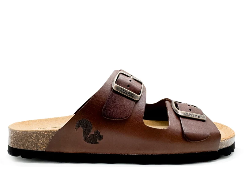 thies 1856 ® Eco Leather Sandal dark brown