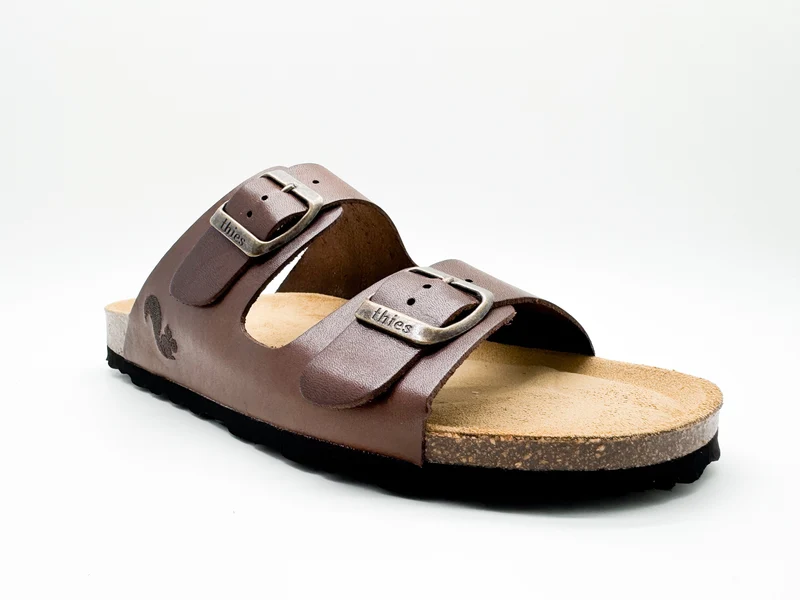 thies 1856 ® Eco Leather Sandal dark brown