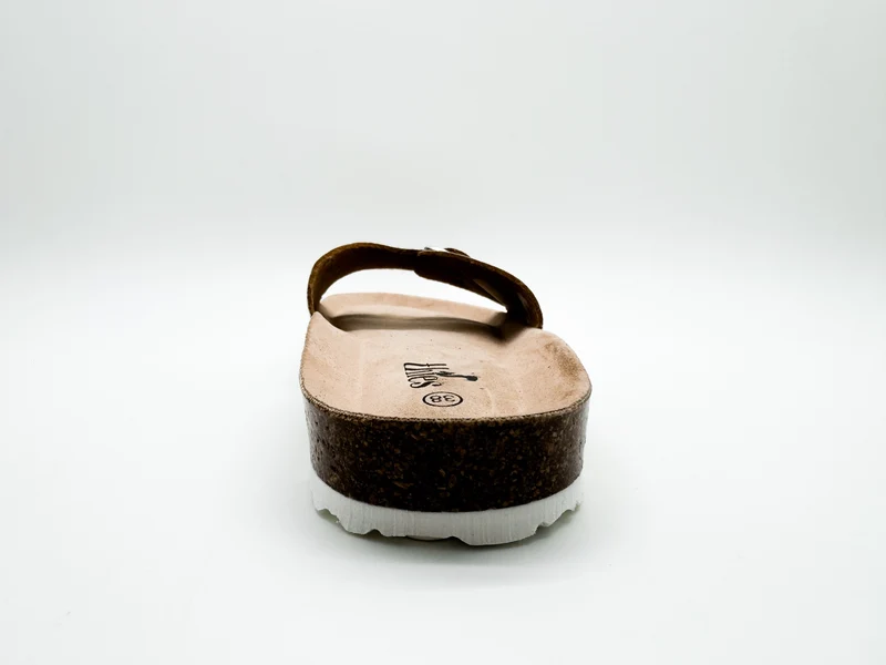 thies 1856 ® Rec Shine Strap Sandal vegan silver