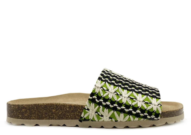 thies 1856 ® Eco Boho Pool Slide vegan green