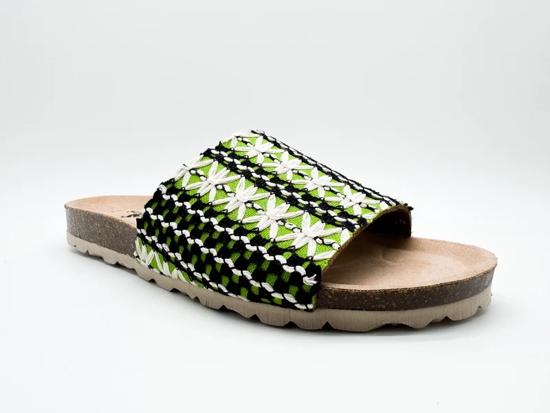 thies 1856 ® Eco Boho Pool Slide vegan green