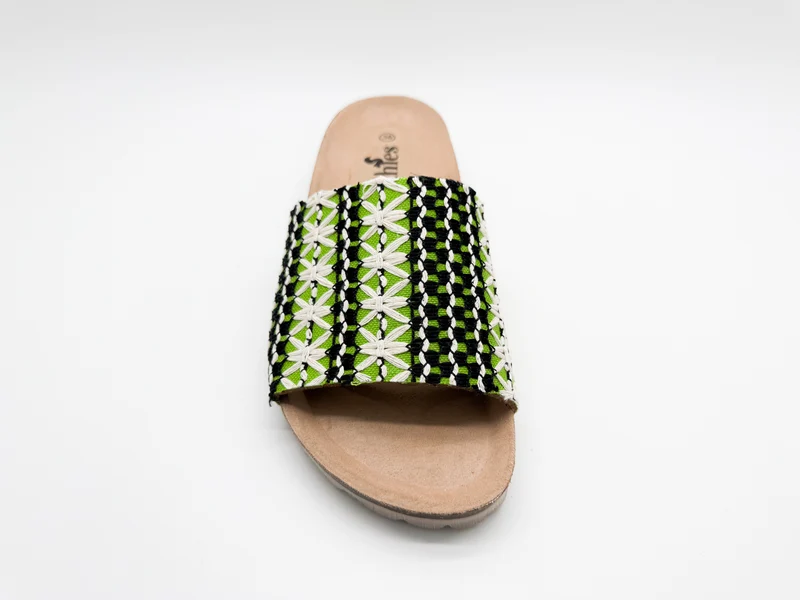 thies 1856 ® Eco Boho Pool Slide vegan green