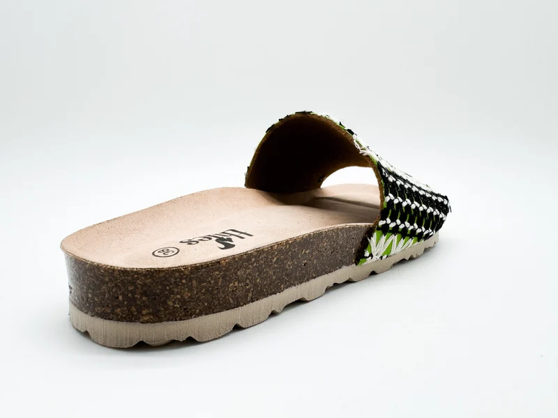thies 1856 ® Eco Boho Pool Slide vegan green