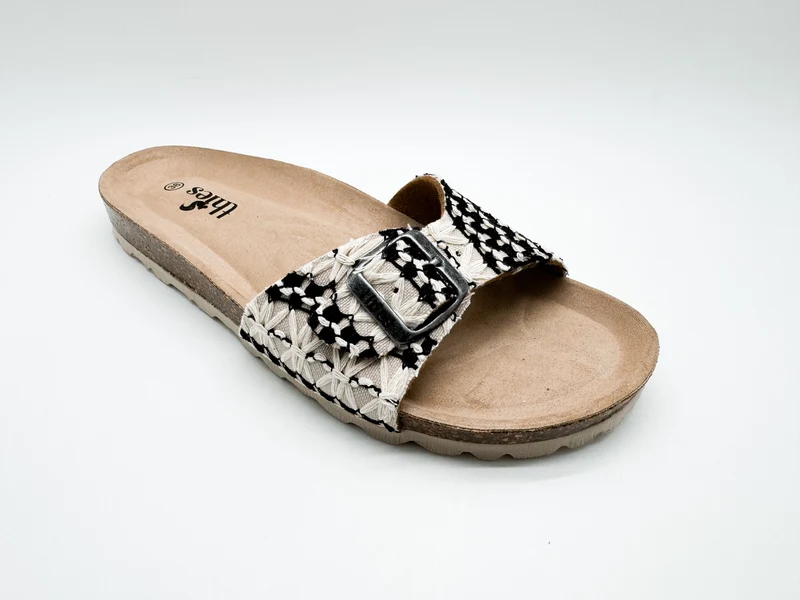 thies 1856 ® Eco Boho Strap Sandal vegan taupe