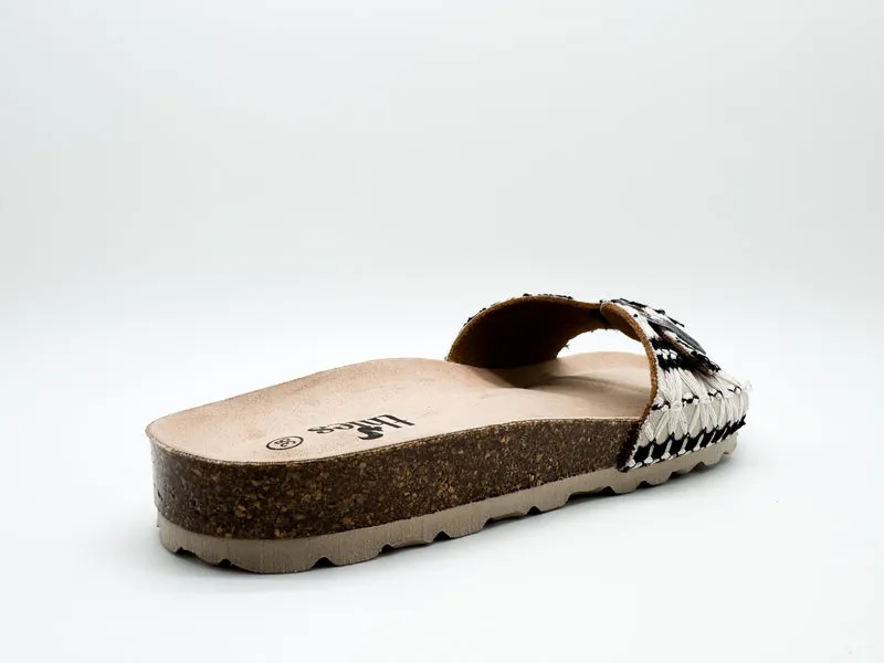 thies 1856 ® Eco Boho Strap Sandal vegan taupe