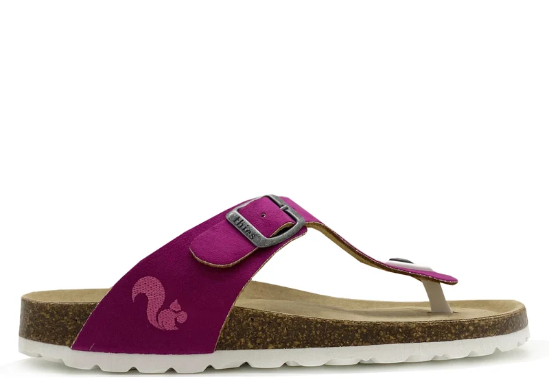 thies 1856 ® Rec Bio Thong Sandal vegan orchid pink