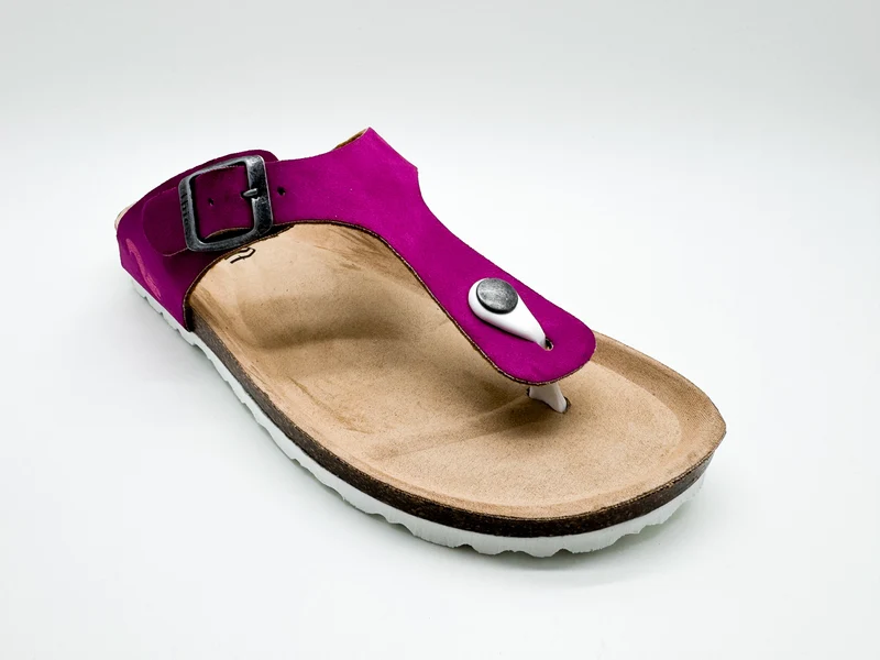 thies 1856 ® Rec Bio Thong Sandal vegan orchid pink