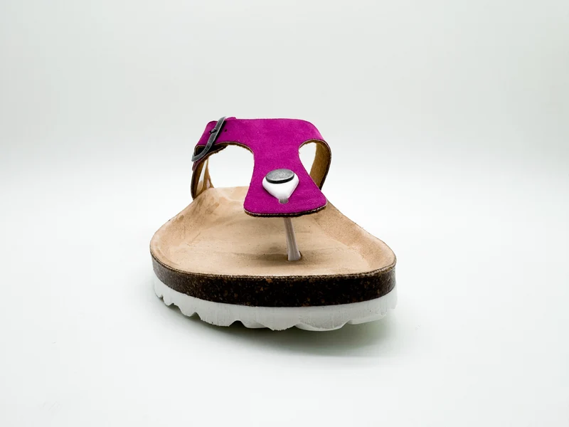 thies 1856 ® Rec Bio Thong Sandal vegan orchid pink