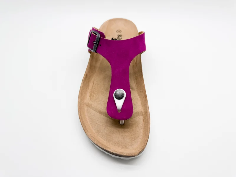 thies 1856 ® Rec Bio Thong Sandal vegan orchid pink
