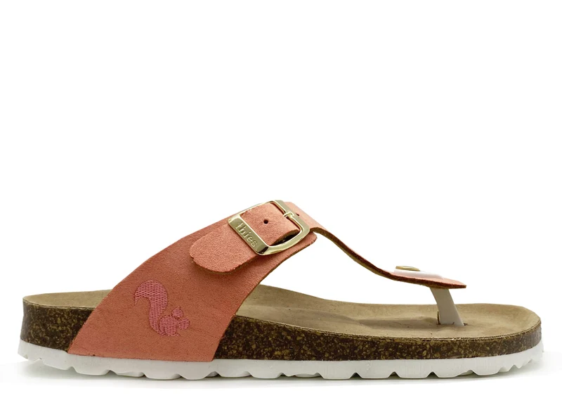thies 1856 ® Rec Bio Thong Sandal vegan salmon
