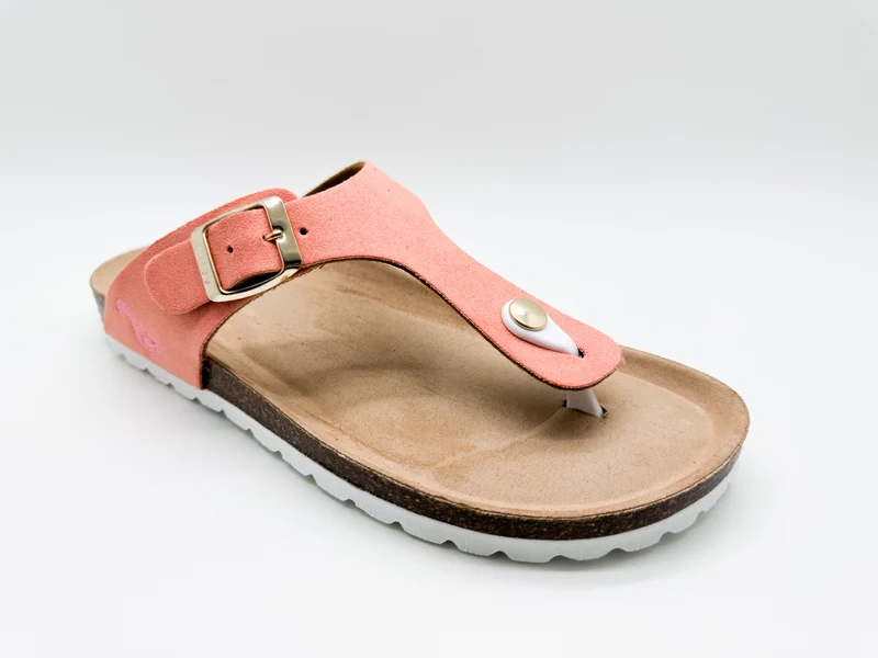 thies 1856 ® Rec Bio Thong Sandal vegan salmon