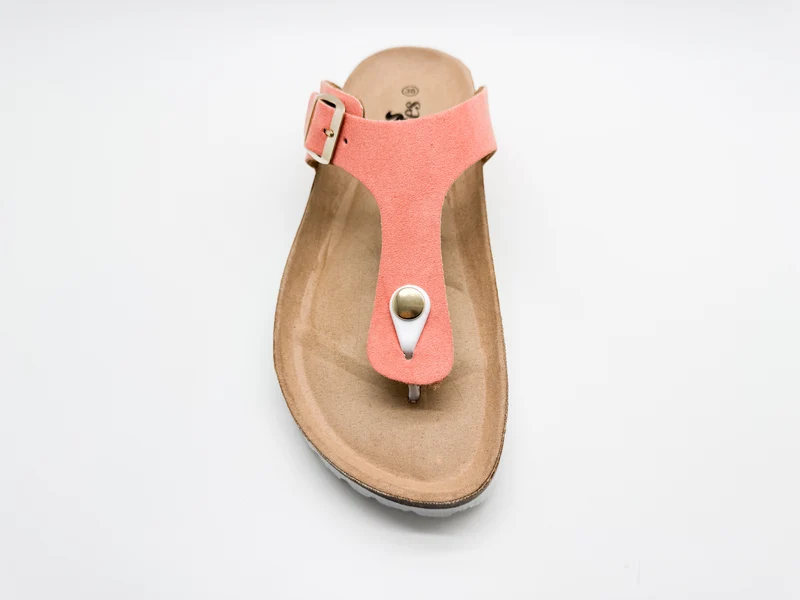 thies 1856 ® Rec Bio Thong Sandal vegan salmon