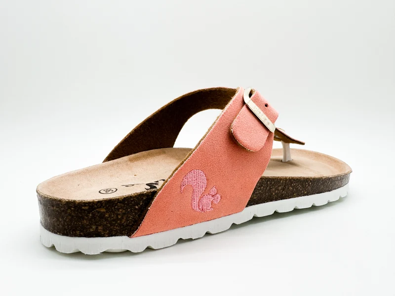 thies 1856 ® Rec Bio Thong Sandal vegan salmon
