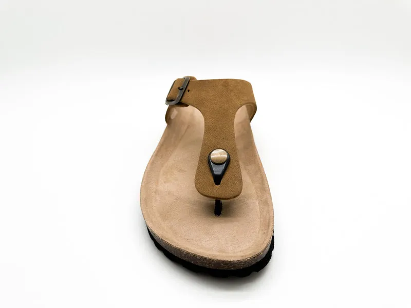 thies 1856 ® Eco Bio Thong Sandal vegan cognac