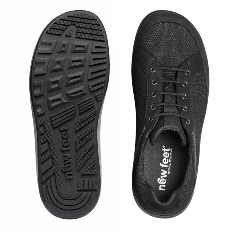 New Feet herresko - Sort
