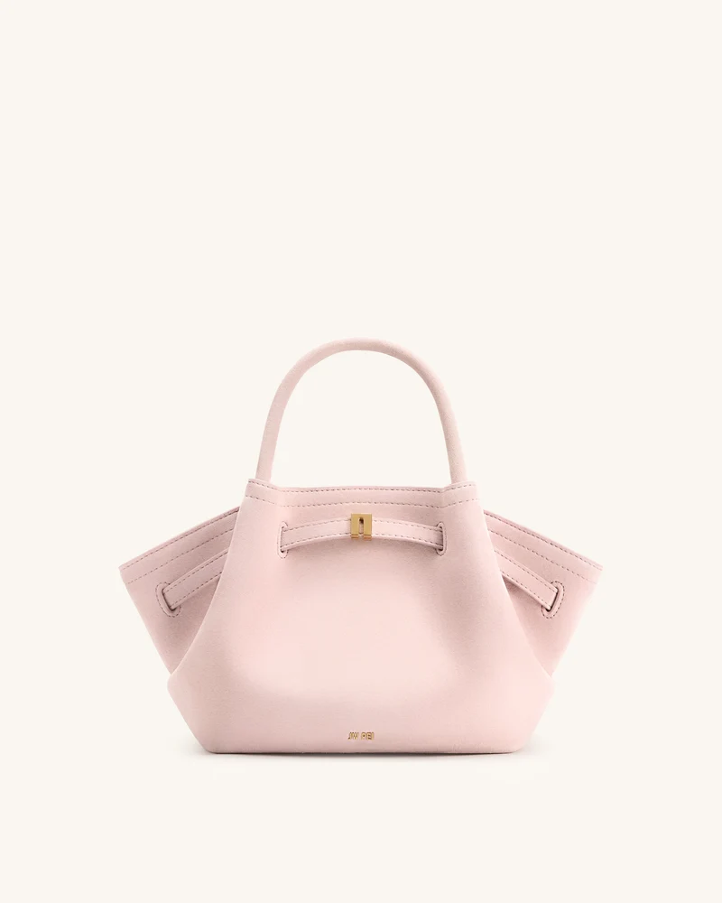 Hana Mini-Tasche aus Kunstwildleder - Pink