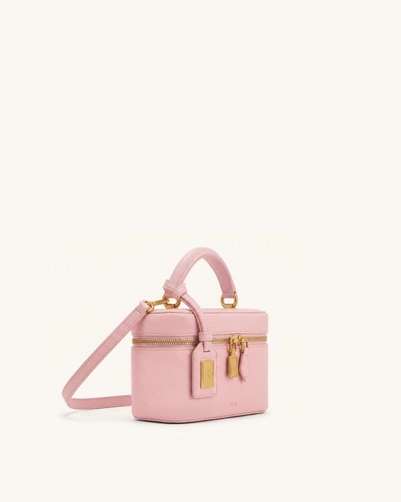 Cleo Henkeltasche in Box-Form - Pink