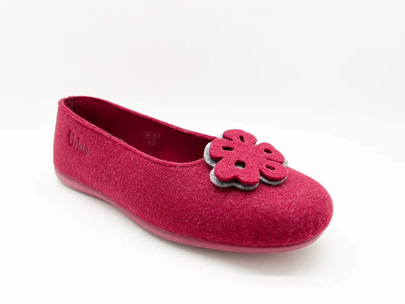 thies 1856 ® Recycled PET Ballerina vegan bordeaux