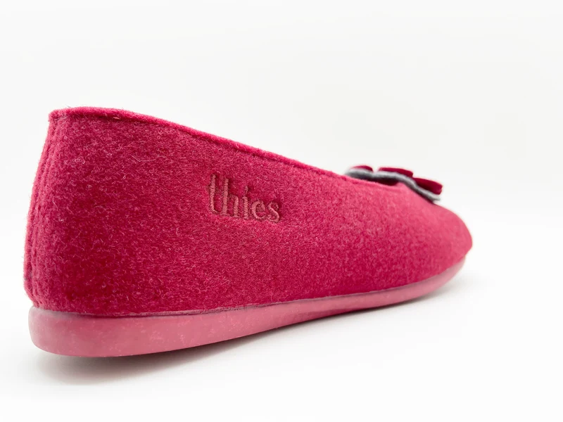 thies 1856 ® Recycled PET Ballerina vegan bordeaux