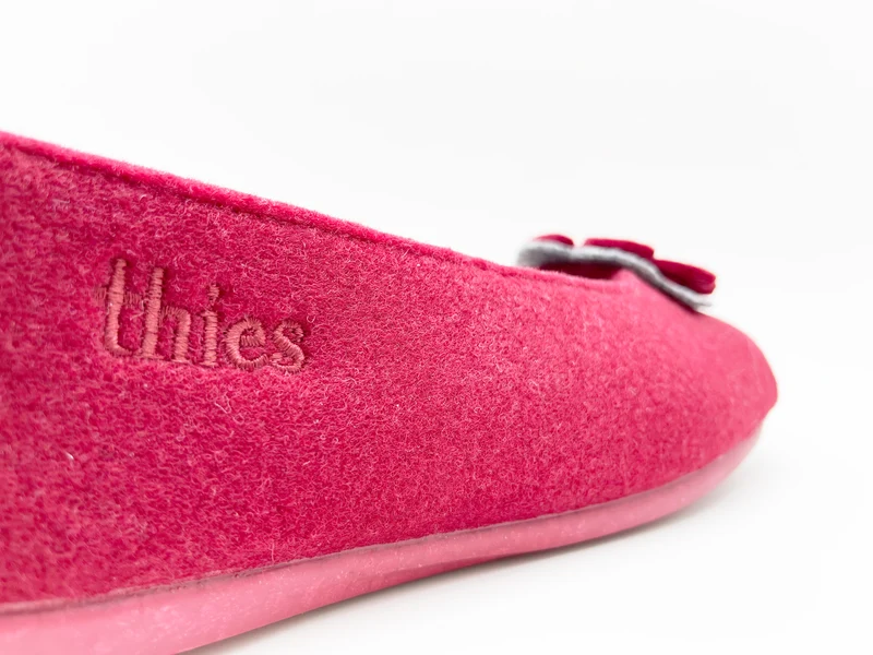 thies 1856 ® Recycled PET Ballerina vegan bordeaux