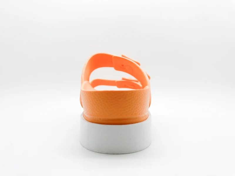 thies 1856 ® Ecofoam Plateau Sandal vegan orange juice