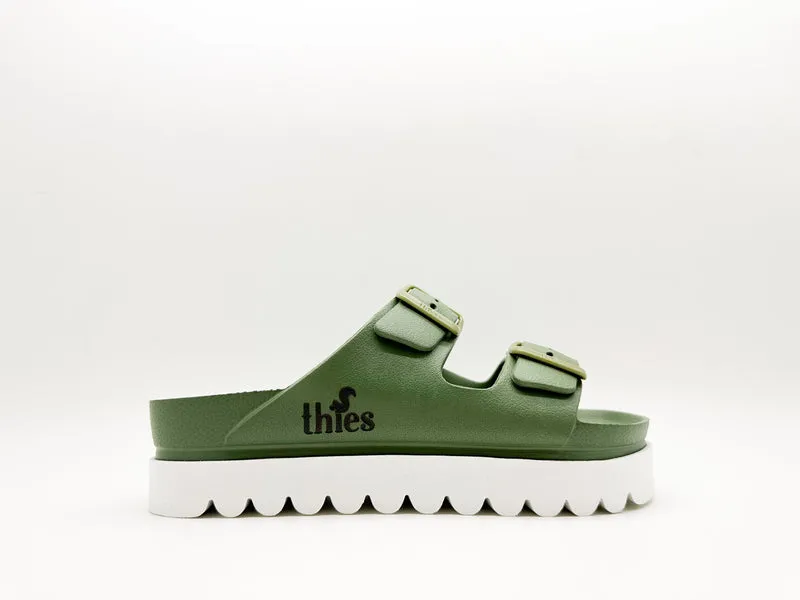 thies 1856 ® Ecofoam Plateau Sandal vegan khaki