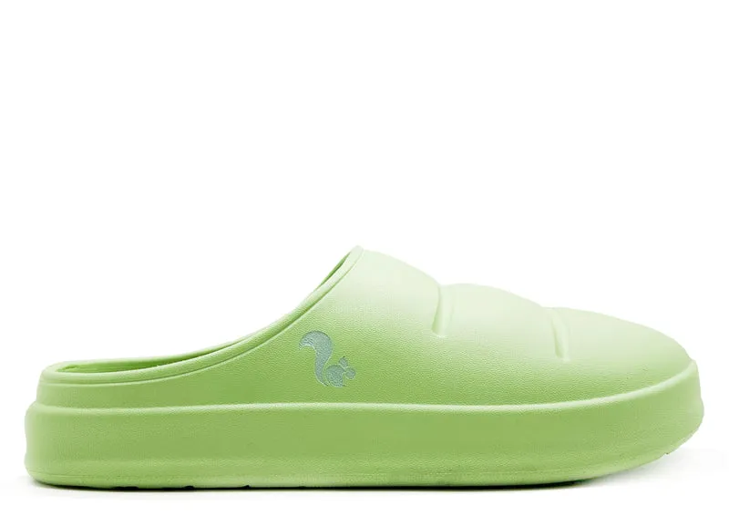 thies 1856 ® Fluffy Puffy Clog vegan wasabi