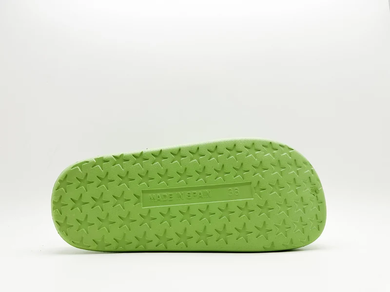 thies 1856 ® Fluffy Puffy Clog vegan wasabi