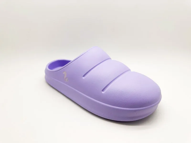 thies 1856 ® Fluffy Puffy Clog vegan lavender