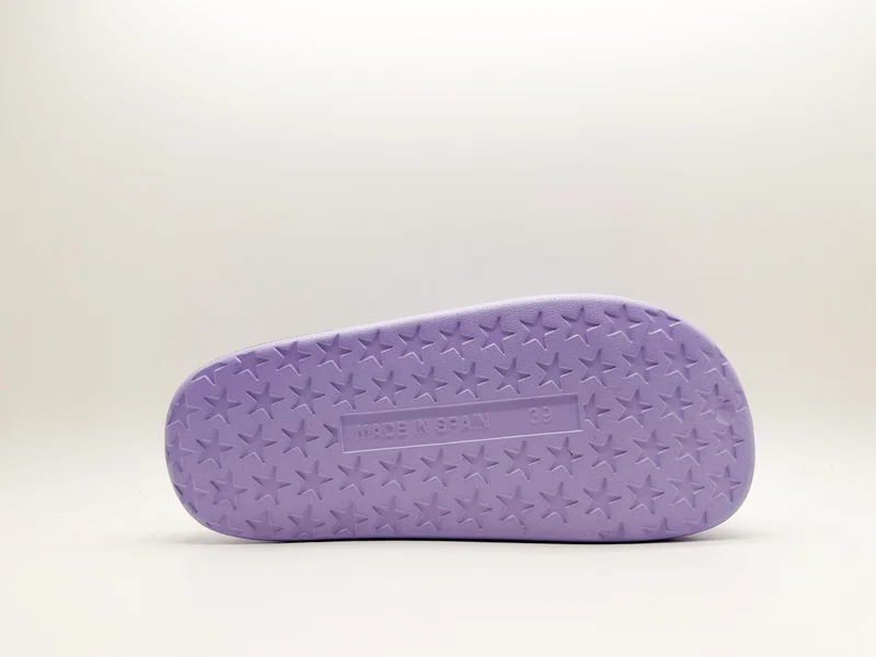 thies 1856 ® Fluffy Puffy Clog vegan lavender