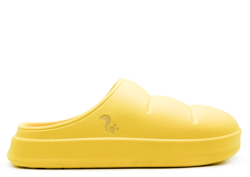 thies 1856 ® Fluffy Puffy Clog vegan lemon