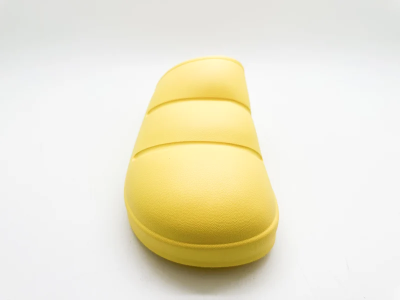 thies 1856 ® Fluffy Puffy Clog vegan lemon