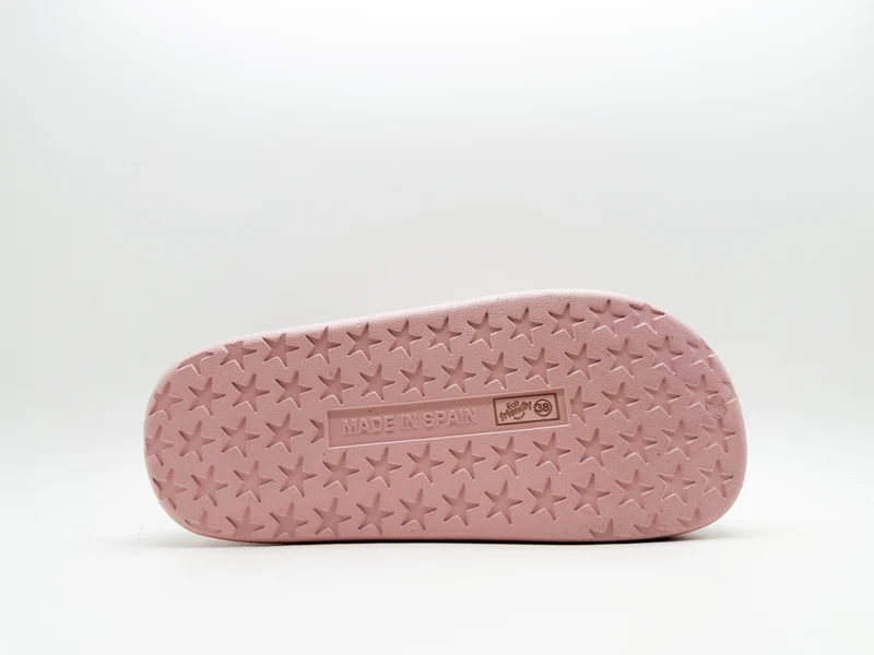 thies 1856 ® Fluffy Puffy Clog vegan baby pink