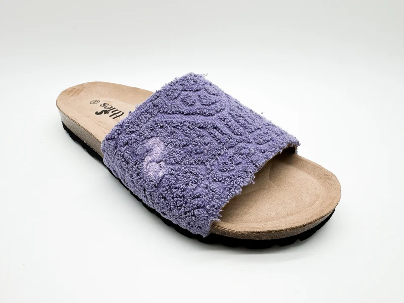 thies 1856 ® Eco Bio Terry Slide vegan lavender