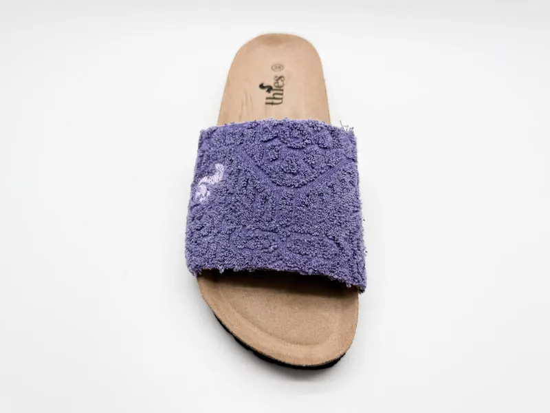 thies 1856 ® Eco Bio Terry Slide vegan lavender