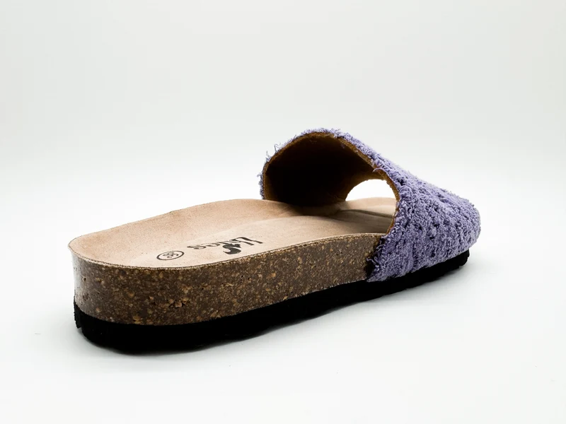 thies 1856 ® Eco Bio Terry Slide vegan lavender