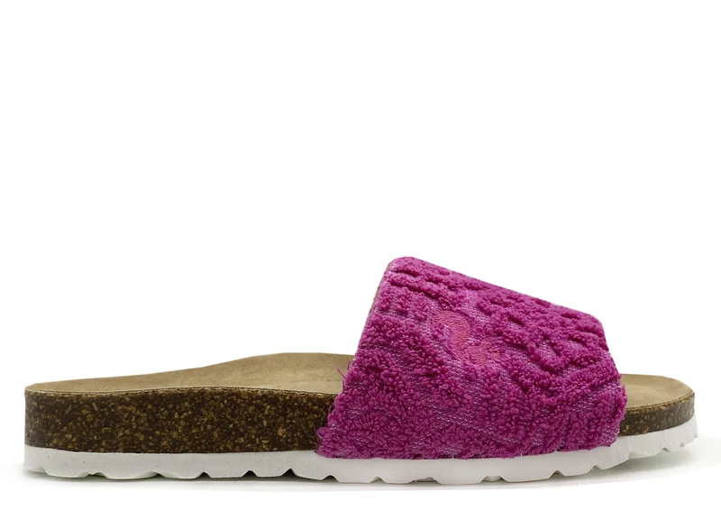 thies 1856 ® Eco Bio Terry Slide vegan orchid pink