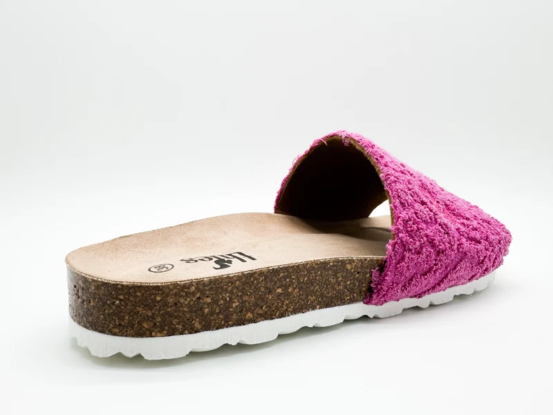 thies 1856 ® Eco Bio Terry Slide vegan orchid pink