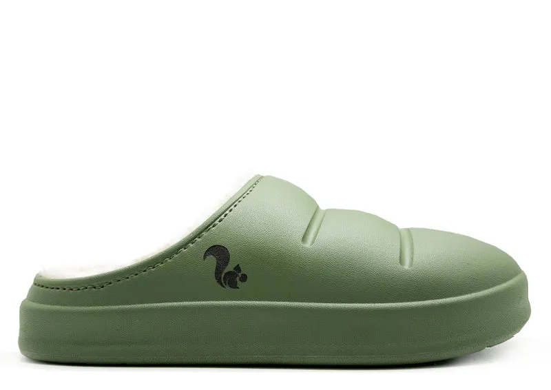 thies 1856 ® Fluffy Puffy Clog vegan khaki
