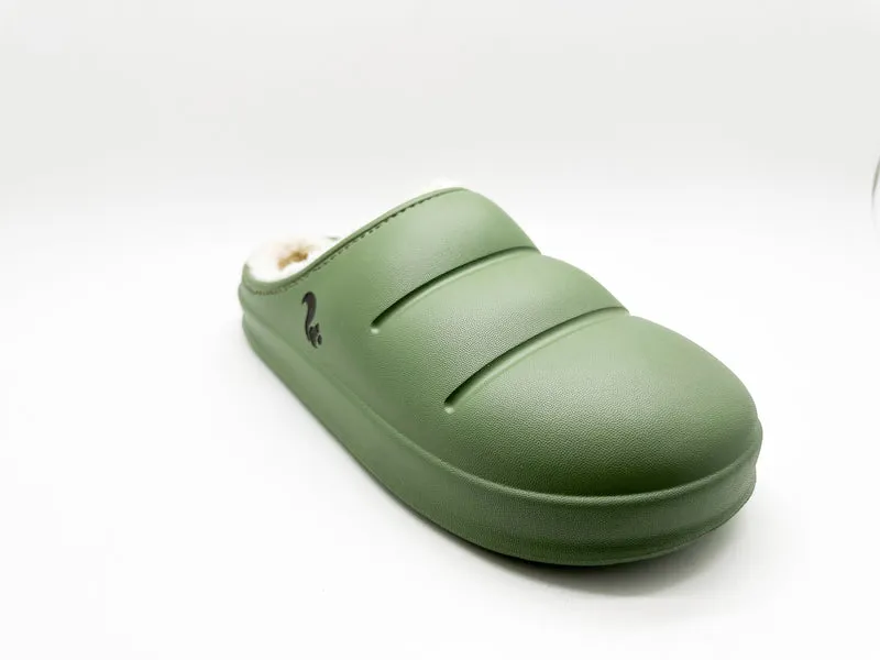 thies 1856 ® Fluffy Puffy Clog vegan khaki