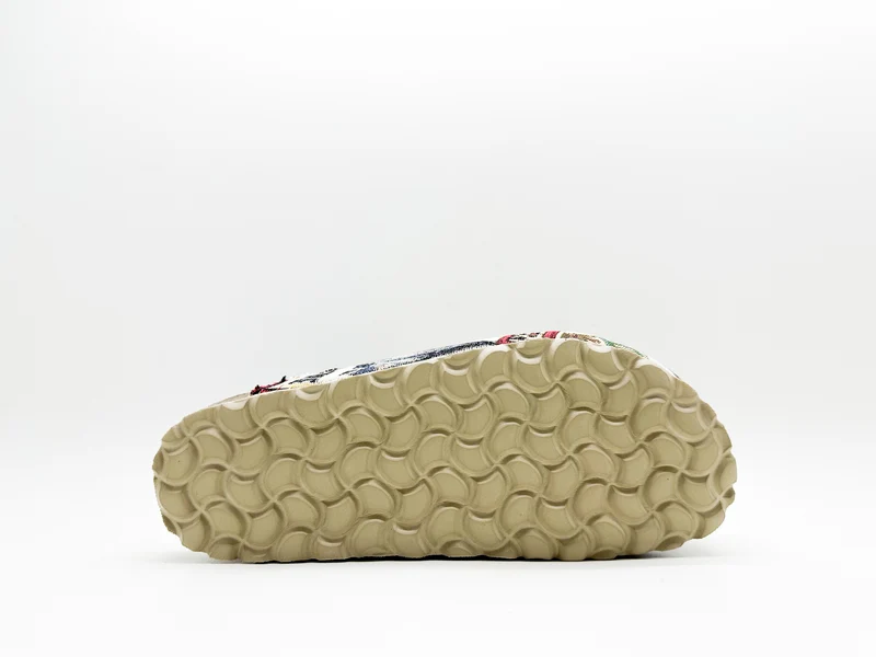 thies 1856 ® Eco World Travel Clog vegan grey multi