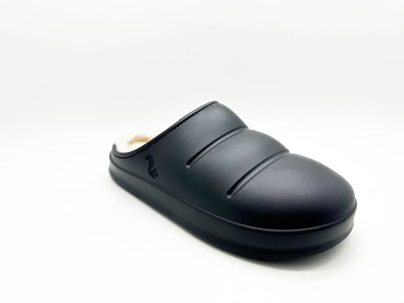 thies 1856 ® Fluffy Puffy Clog vegan black