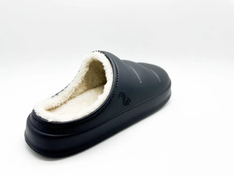 thies 1856 ® Fluffy Puffy Clog vegan black