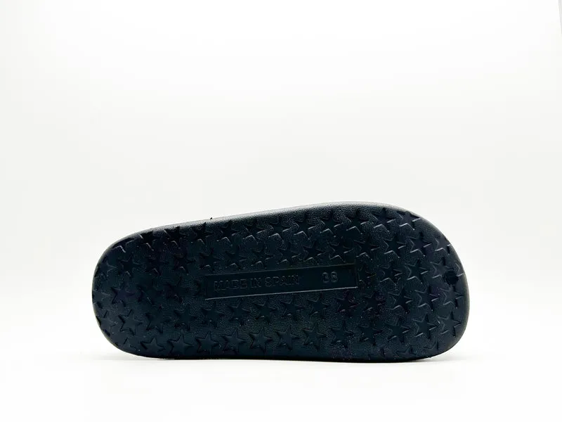 thies 1856 ® Fluffy Puffy Clog vegan black
