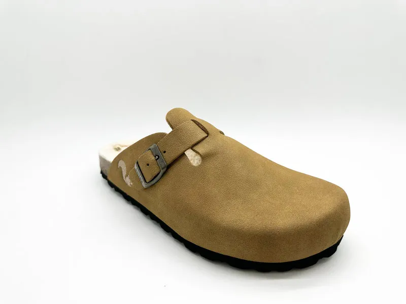 thies 1856 ® Eco Bio Warm Clog vegan cognac