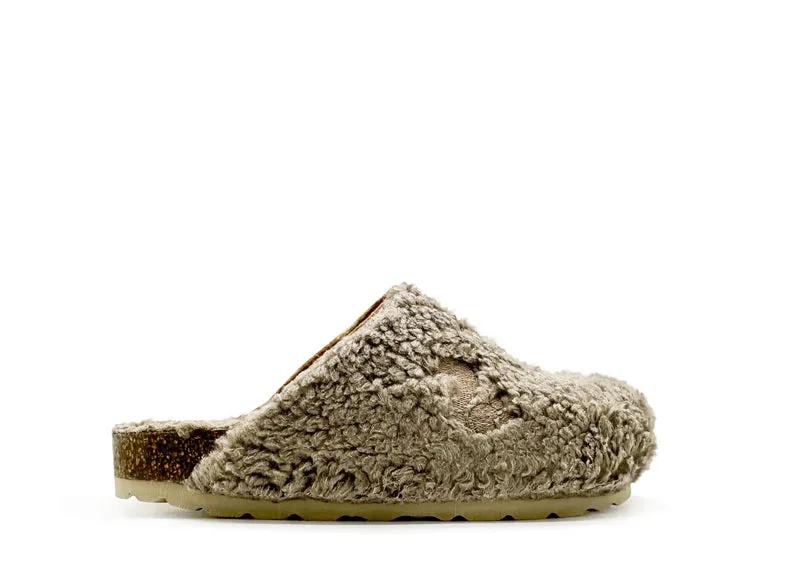 thies 1856 ® Kids Organic Teddy Clog taupe