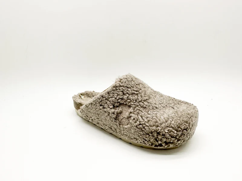 thies 1856 ® Kids Organic Teddy Clog taupe