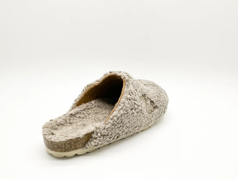thies 1856 ® Kids Organic Teddy Clog taupe