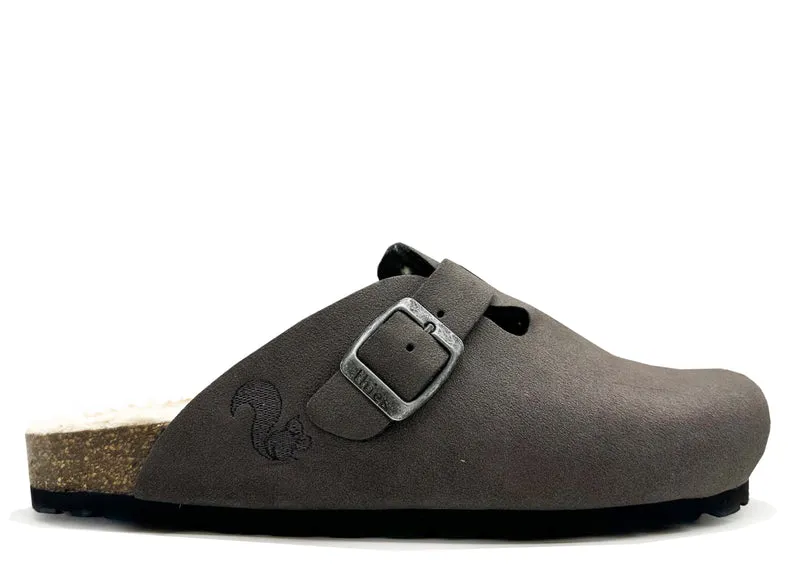 thies 1856 ® Eco Bio Warm Clog vegan charcoal