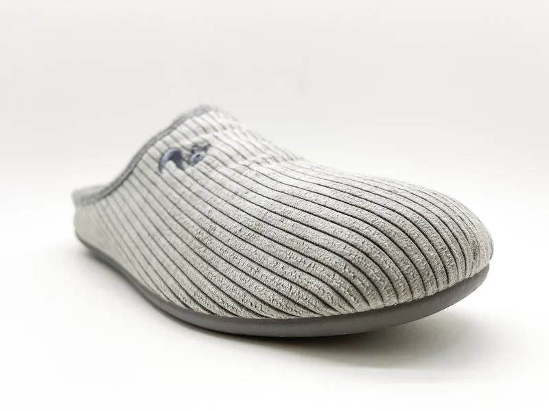 thies 1856 ® Eco Cord Slipper vegan grey